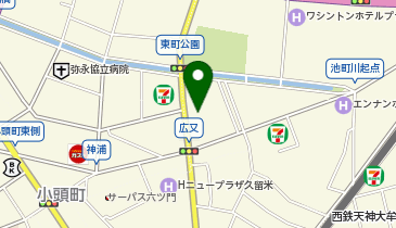 フレッシュフルーツメイト 久留米中央店の地図画像