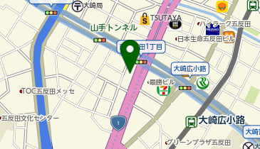 GOLFERS(ゴルファーズ)24 五反田店の地図画像