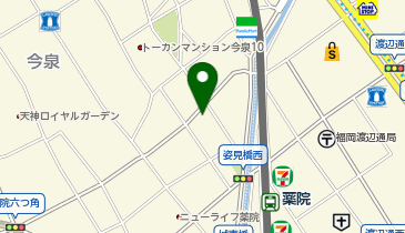 薬院洋食 pertica(ペルティカ)の地図画像