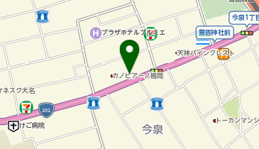 神田たまごけん福岡大名店の地図画像