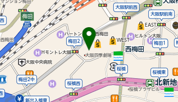 翠派画廊 ハービスPLAZA店の地図画像