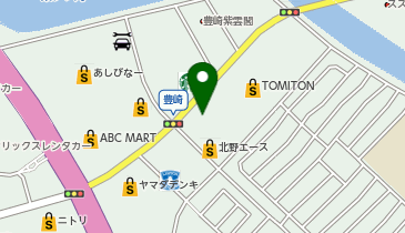 焼肉 夢丸 豊崎トミトン店の地図画像