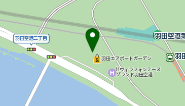 くろちく 羽田エアポートガーデン店の地図画像