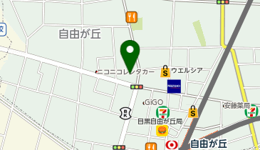 LUSH(ラッシュ) 自由が丘店の地図画像