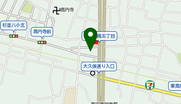 ドトール珈琲店 高円寺南口店の地図画像