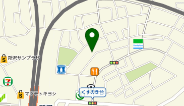 ベストライフ 所沢くすのき台の地図画像