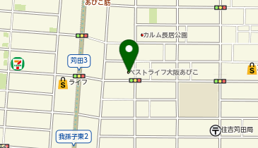 ベストライフ 大阪あびこの地図画像