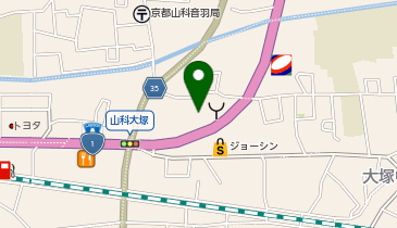 ベストライフ 山科の地図画像