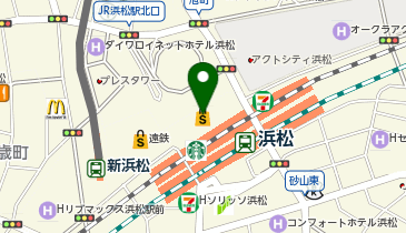 喫茶と洋食 トリコ 浜松駅ビルメイワン店の地図画像