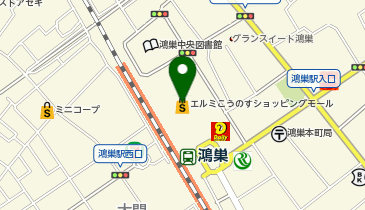 バレンザ・ポー エルミこうのすショッピングモール店の地図画像
