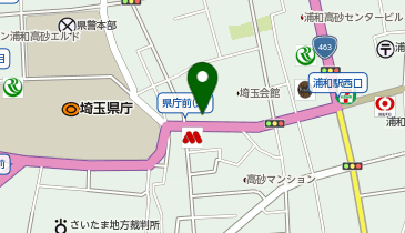 猫専門動物病院 ねこのクリニック浦和の地図画像