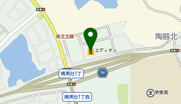 湯川家具 泉北店の地図画像