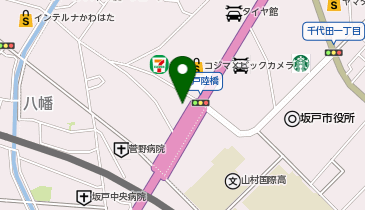 福しん 坂戸八幡店の地図画像