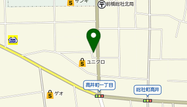 高級芋菓子しみず 前橋店の地図画像