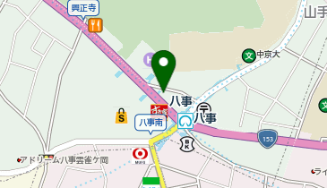 横浜家系ラーメン八事家の地図画像