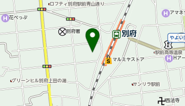 優庵-BUNGO YOUAN(ブンゴユウアン) アパホテル別府駅前店の地図画像