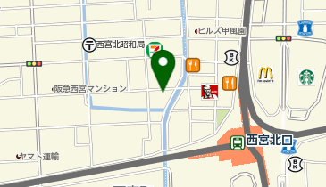 a la campagne(ア ラ カンパーニュ) 西宮北口店の地図画像