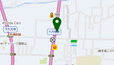 銀のさら 東大阪店の地図画像