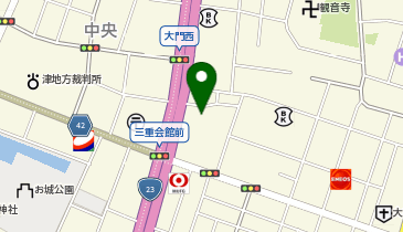 HOTEL 津 CENTER PALACE(ホテル ツ センター パレス)の地図画像