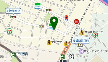 食堂 高ひろ 板橋駅前店の地図画像