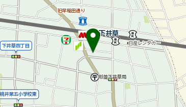 魅惑の丼丸 下井草店の地図画像