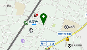 あずまや 祐天寺店の地図画像