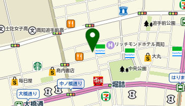 RINX(リンクス) 高知帯屋町店の地図画像