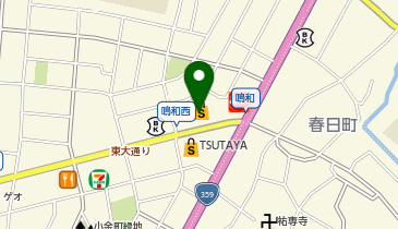 クスリのアオキ 鳴和店の地図画像