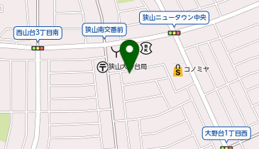 ふくちぁん餃子 狭山大野台店の地図画像