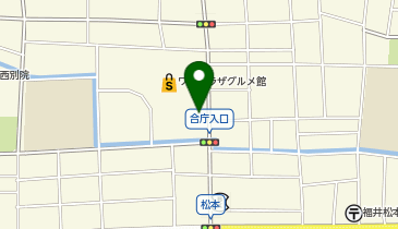 理容cut-A 福井松本店の地図画像