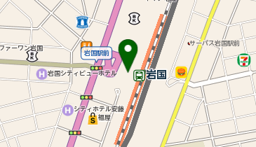 JR西日本 岩国駅みどりの窓口の地図画像