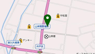 理容cut-A 山県店の地図画像