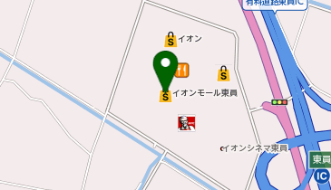 スポーツオーソリティ イオンモール東員店の地図画像