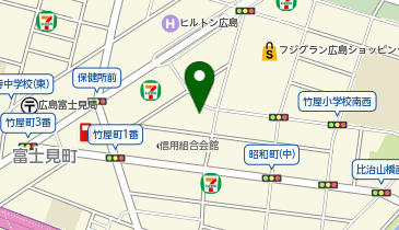 元祖豚丼屋 TONTON(トントン) 広島宝町店の地図画像