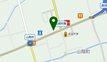 日乃屋カレー 長浜インター店の地図画像