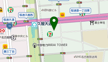 日乃屋カレー 栄ブロッサ店の地図画像
