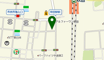 秋田駅前 韓バル マシジャの地図画像