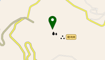 龍河洞情報館の地図画像