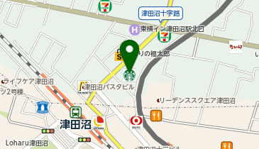 津田沼献血ルームの地図画像