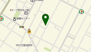 伝説のすた丼屋 市川店の地図画像
