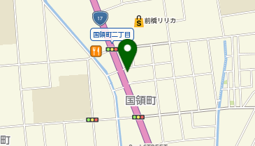 鶏笑 前橋店の地図画像