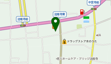 喫茶店 ピノキオ 斑鳩店の地図画像