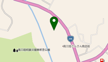 南三陸311メモリアルの地図画像