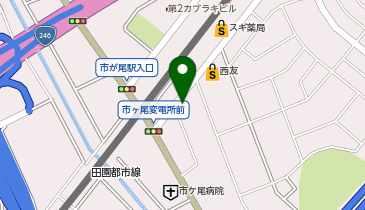 中国料理 蕾の地図画像