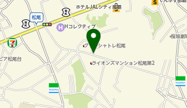 ヤフソチキンの地図画像