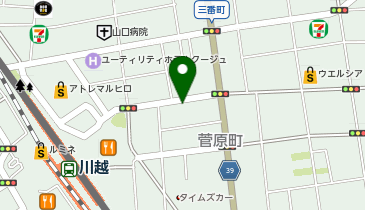 黒猫喫茶の地図画像