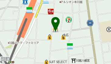 築地 寿司清 丸広川越店の地図画像
