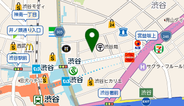 焼鳥酒場 てけてけ 渋谷本店の地図画像