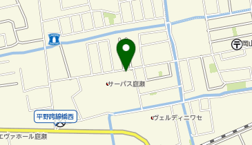 らくらく介護用具販売岡山の地図画像