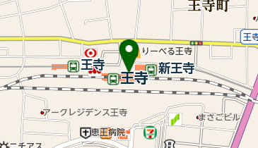 JR西日本 王寺駅みどりの窓口の地図画像